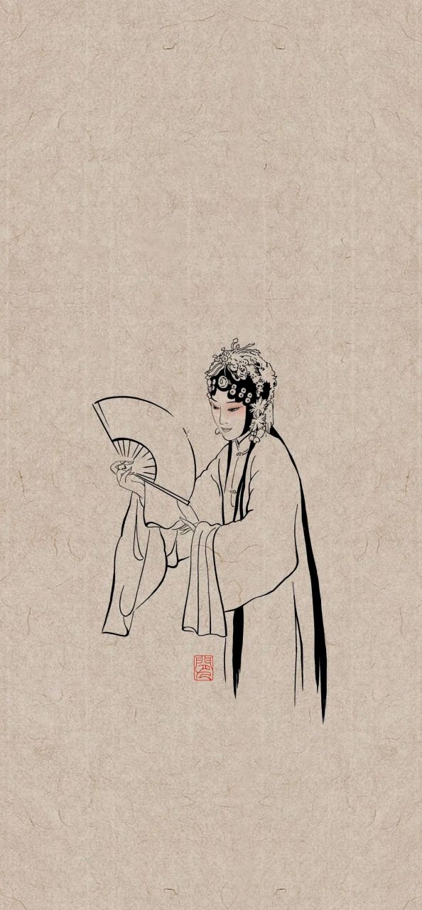 白描 | 京剧人物