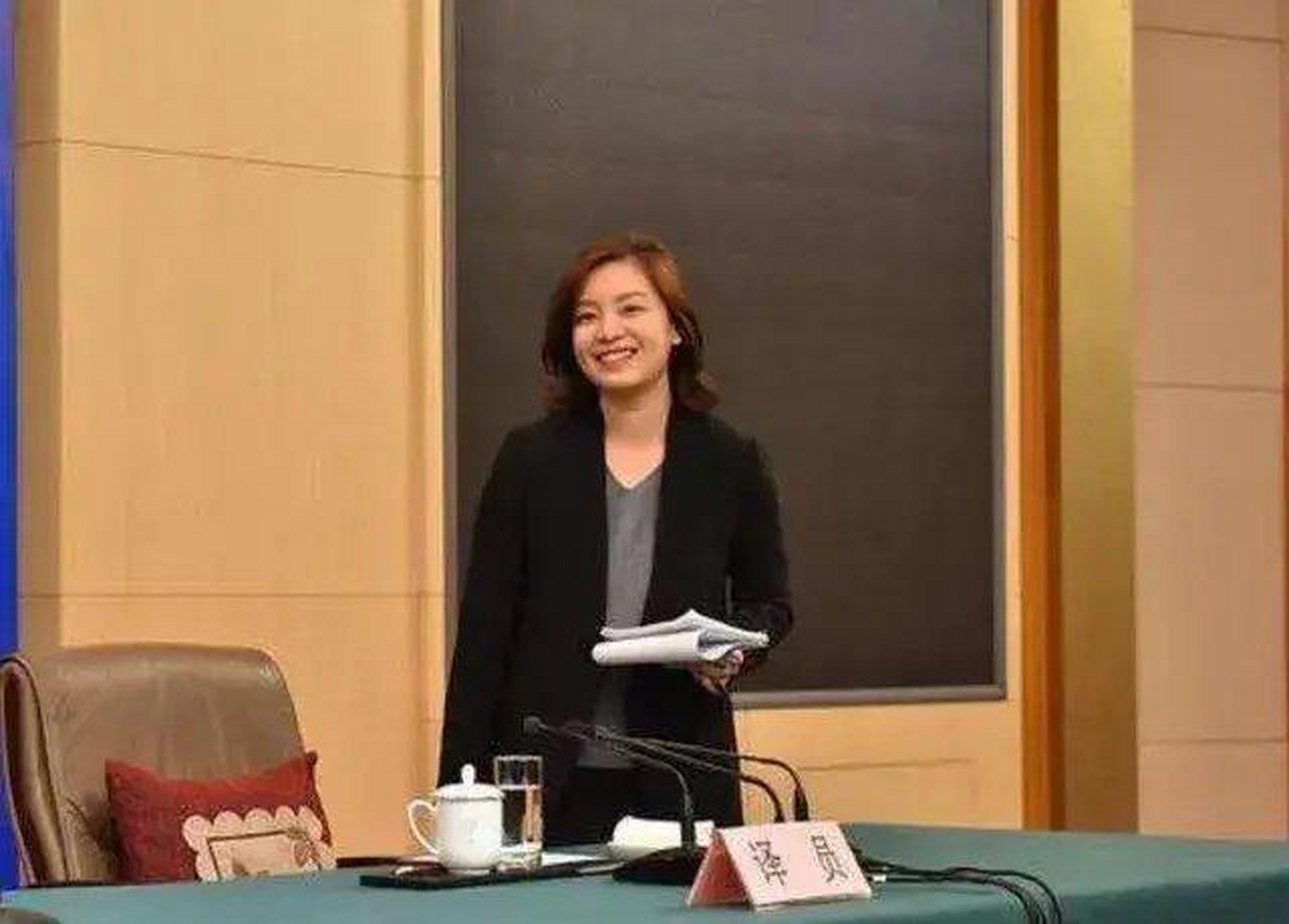 中国最美女翻译官"冷艳女神"张京