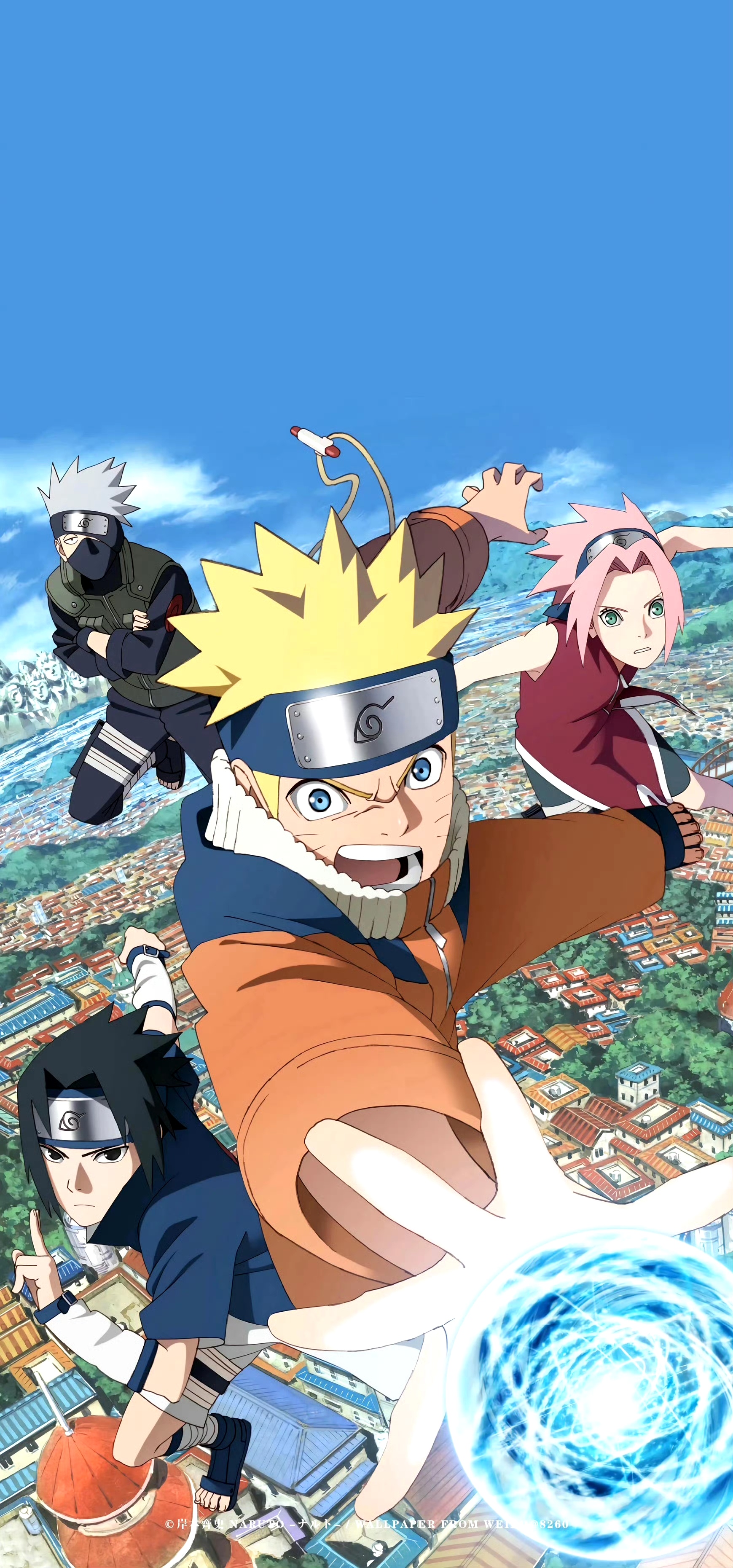 分享一组动漫《火影忍者》角色插画作品,描绘了第七班成长的足迹,伴随