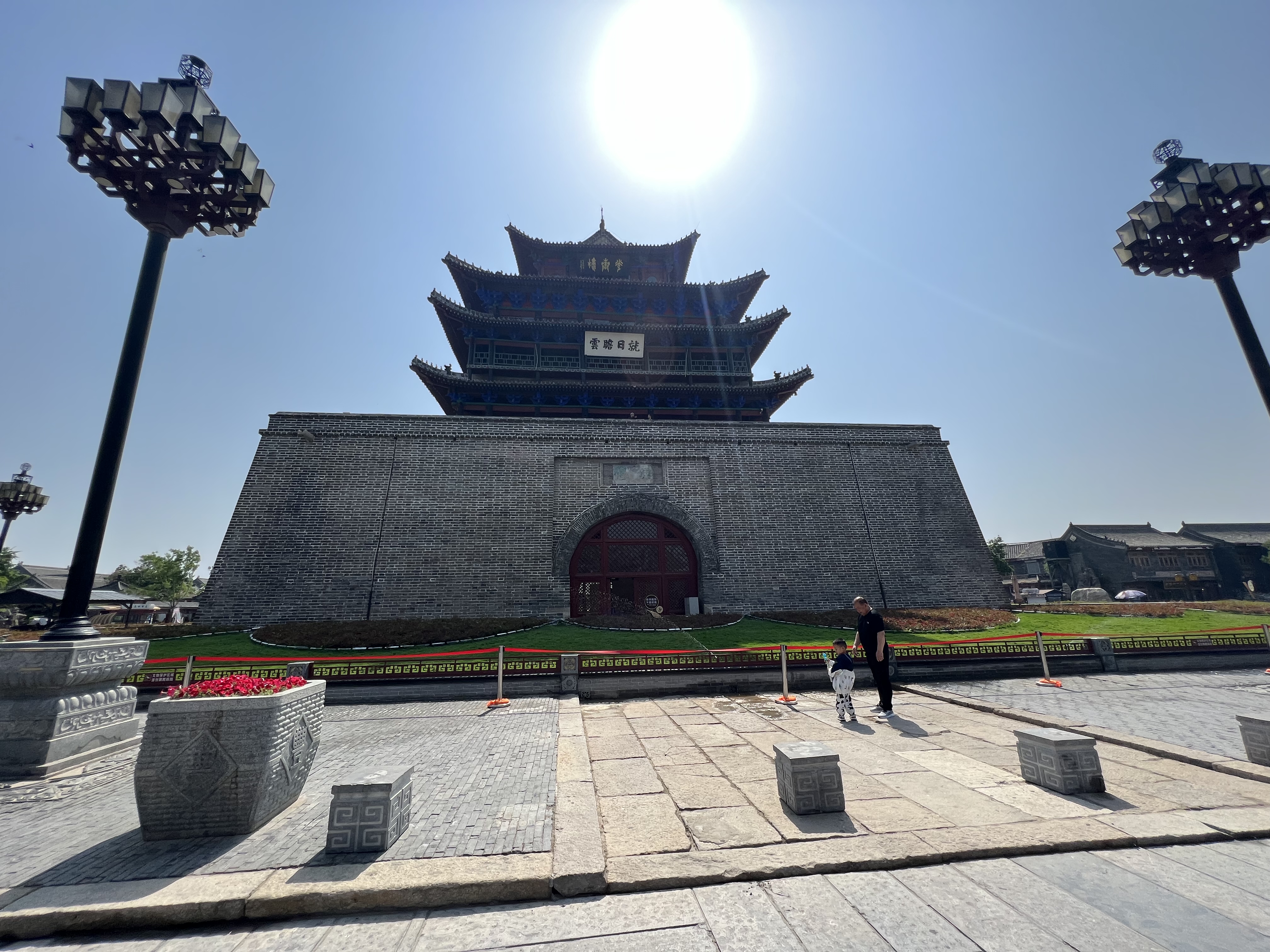 中国现存明代建筑中最古老,最高大的木构楼阁,光岳楼仍气势非凡