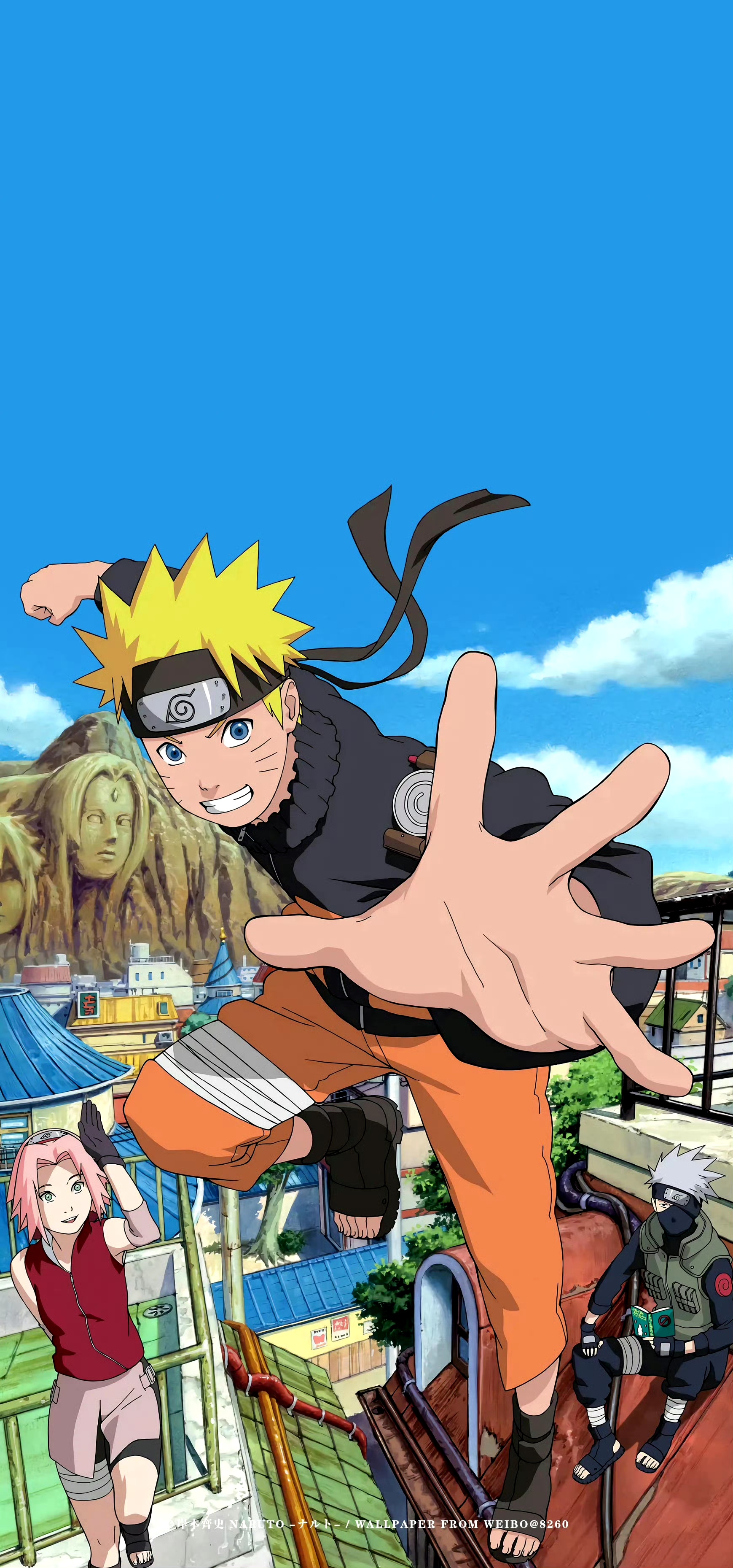 分享一组动漫《火影忍者》角色插画作品,描绘了第七班成长的足迹,伴随