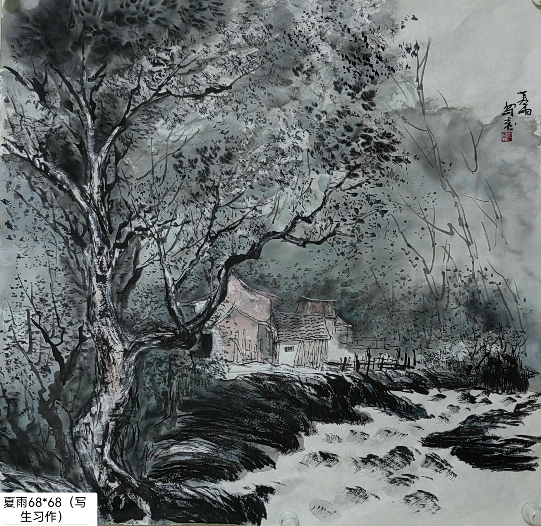 张际才当代写意山水画学习群优秀作品展(第一期)