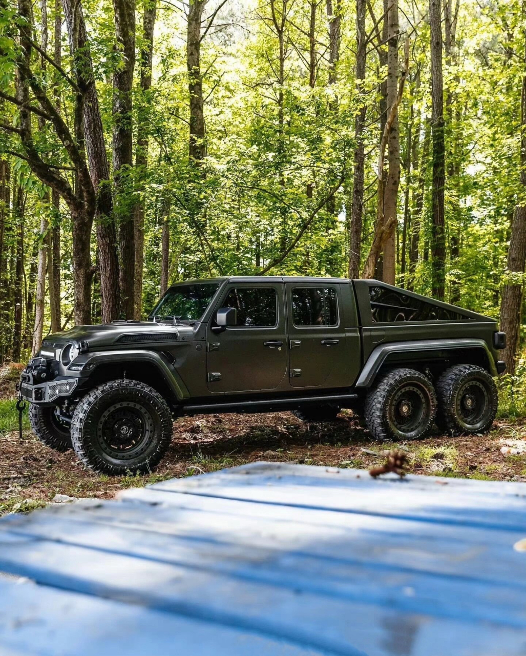 jeep角斗士6x6超级皮卡#皮卡改装# #越野车