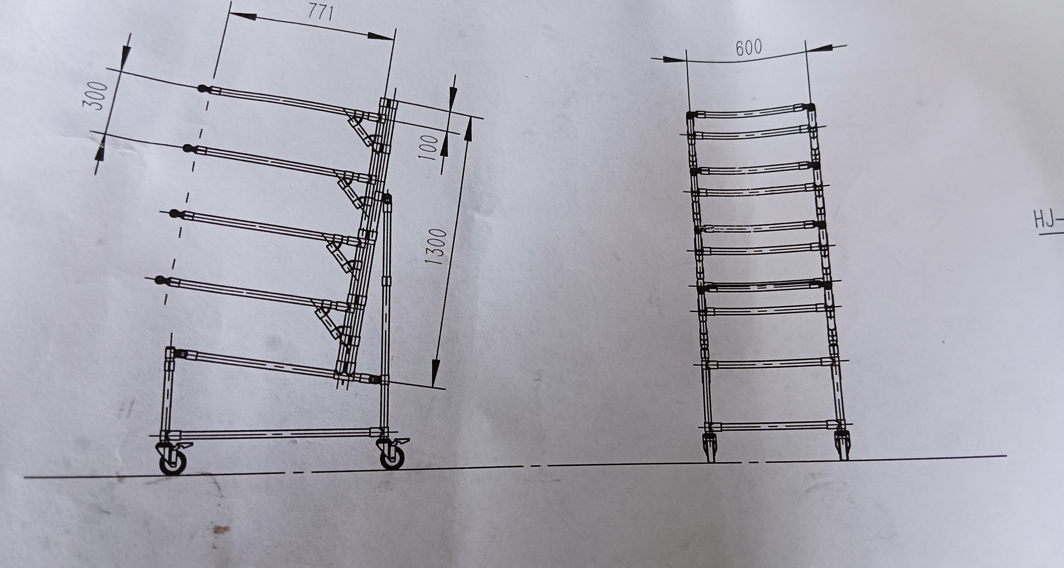 农用架子车尺寸图制作图片