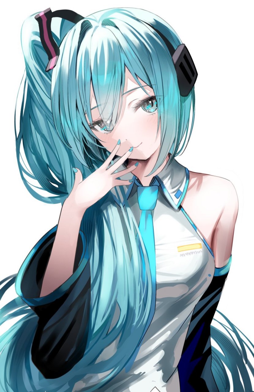 初音未来单马尾图片图片