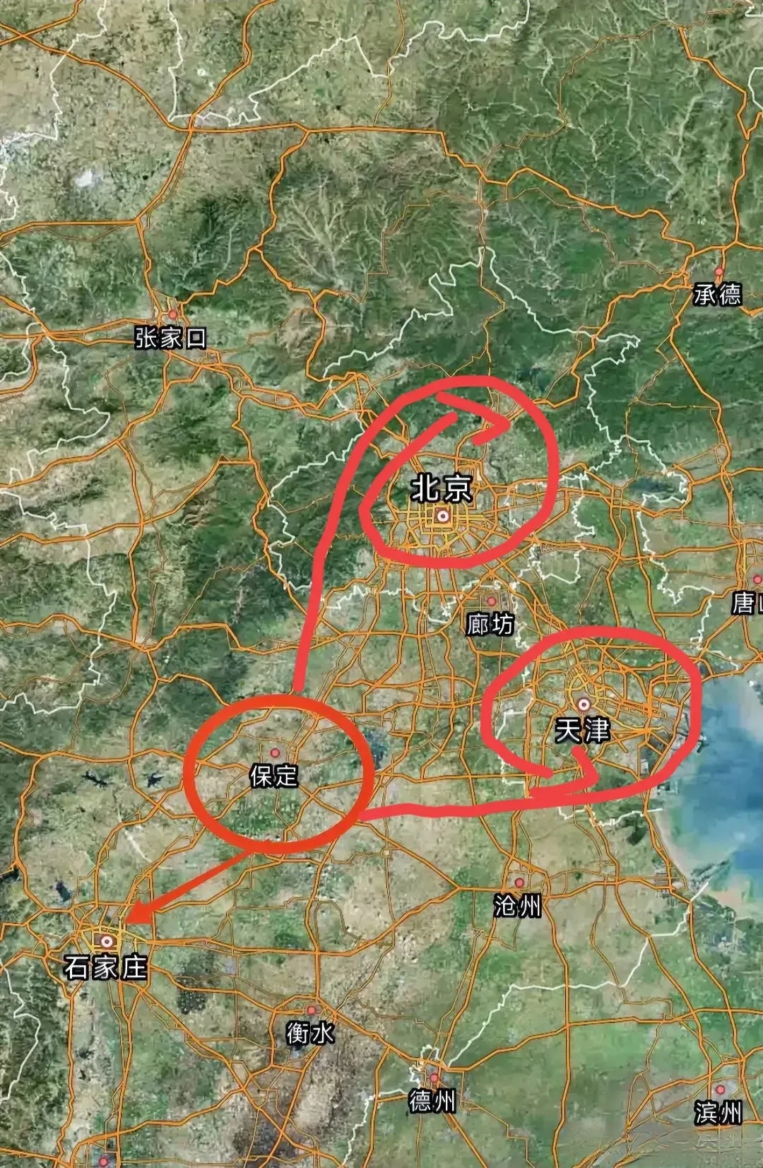 都是说近水楼台先得月保定市真的是一个左右为难的城市