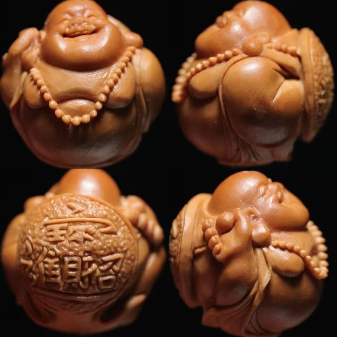 纯手工雕刻,弥勒佛开脸喜庆,富态贵气!
