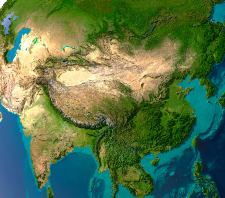 近来看到印度恐怖的高温,才知道亚洲最好的一块土地就是我们中国