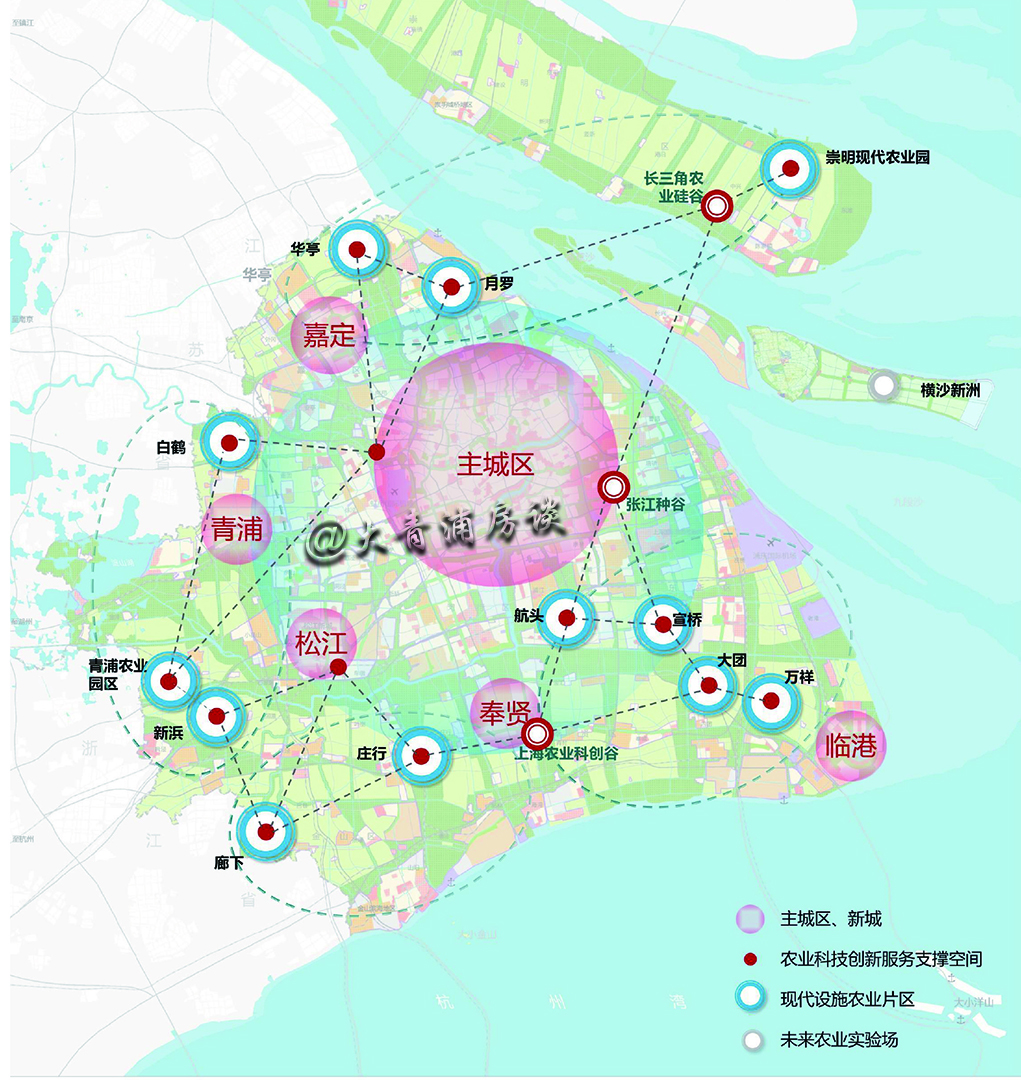涉及两条轨交规划,青浦白鹤,练塘两大现代设施农业片区公示
