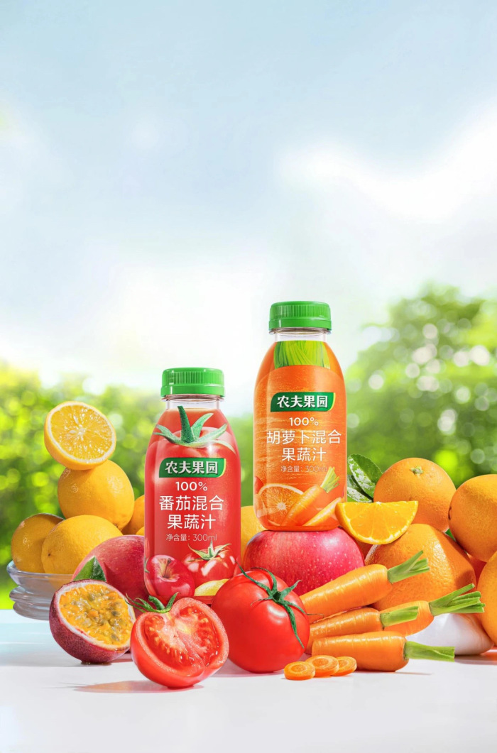 时隔20年,农夫山泉重做100%番茄汁,有什么不一样?
