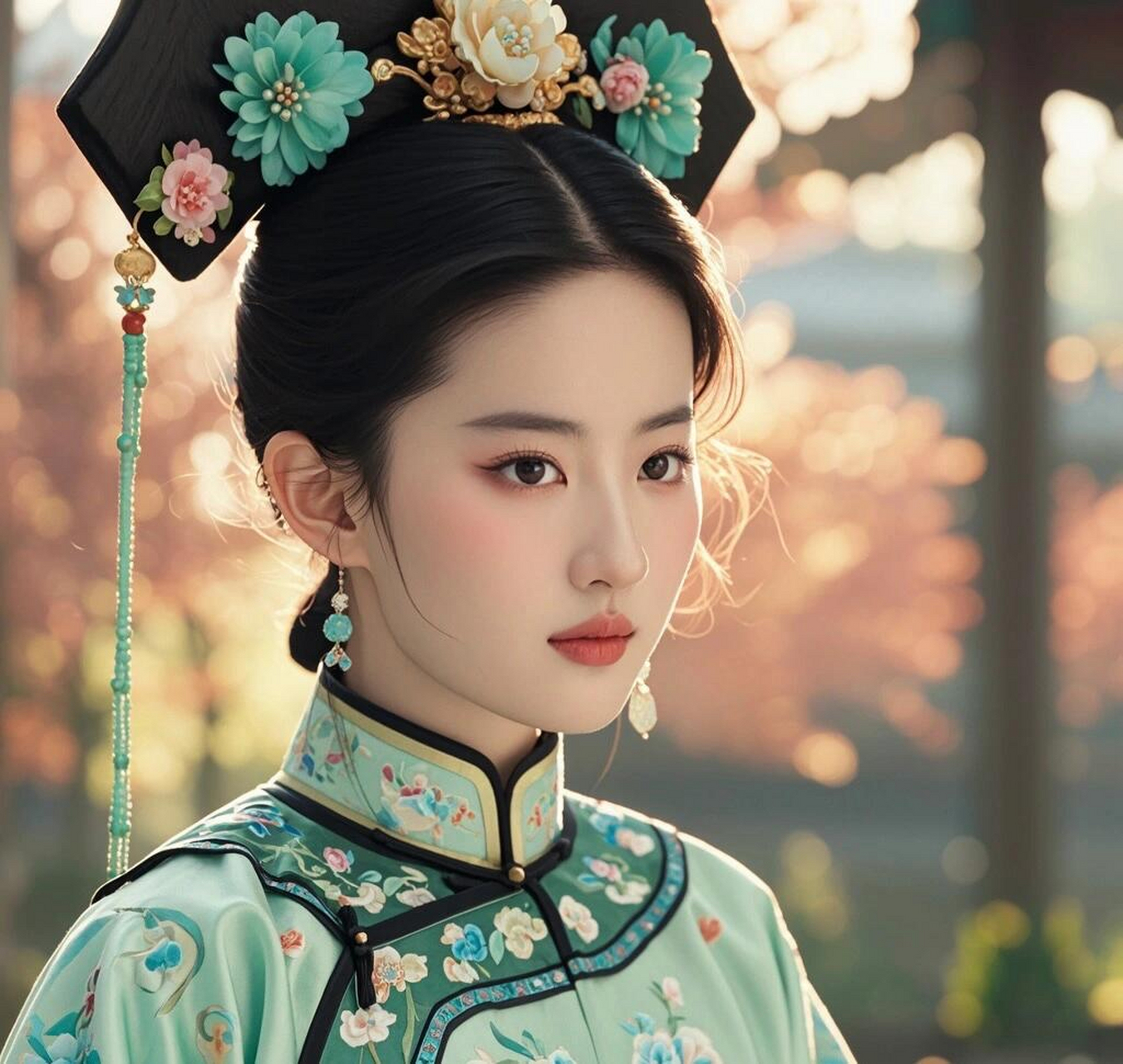 我发现刘亦菲虽然演过不少古装剧,好像还没有演过清宫剧.