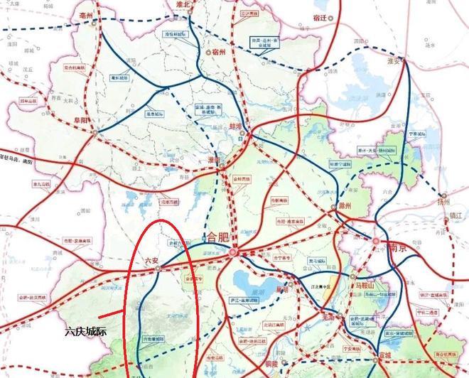 六安景铁路最新规划图片