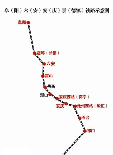 六安景铁路线路图图片