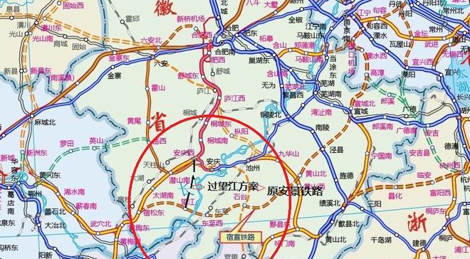 六安景铁路最新规划图片