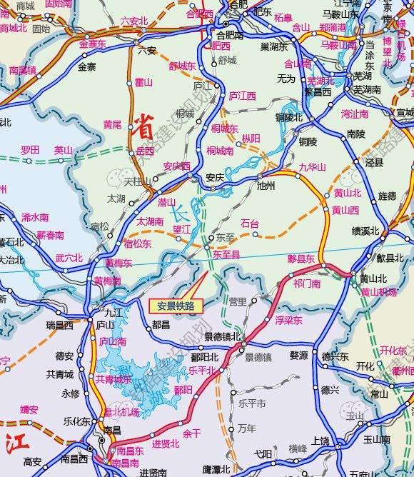 六安景铁路线路图图片