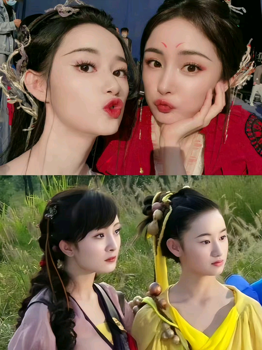 杨幂郭晓婷做到了好朋友各自努力顶峰相见