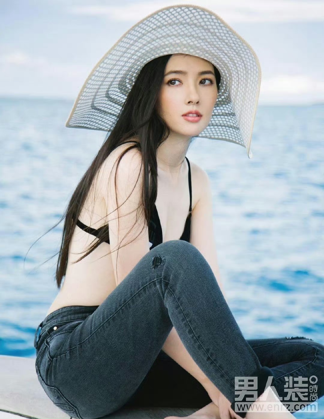 郭碧婷男人装拍摄身材真的太美了