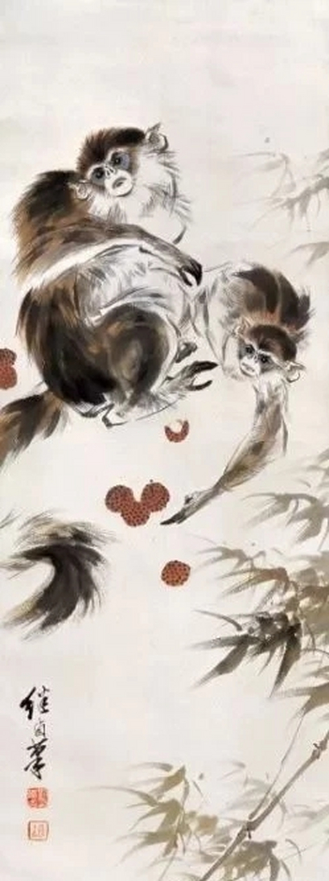 刘继卣画猴作品欣赏图片