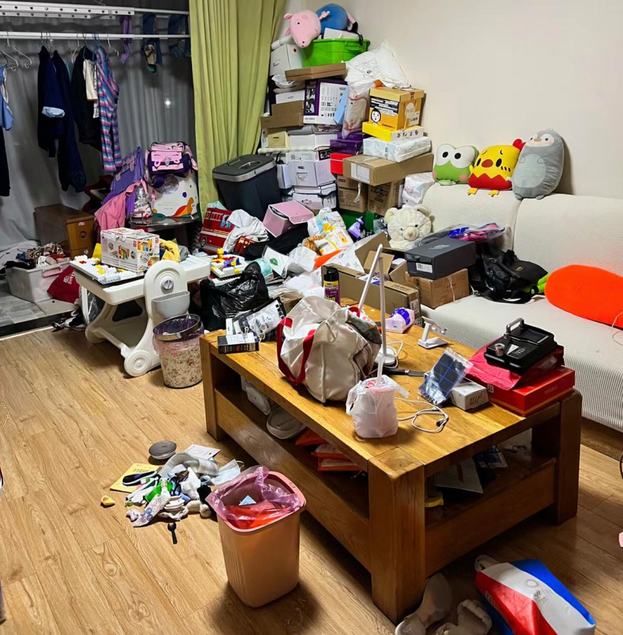 客厅脏乱差,其实就是因为"懒"!