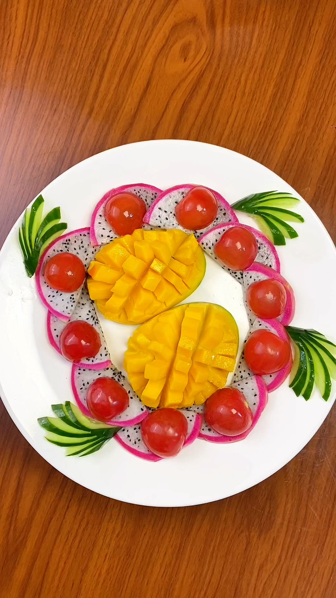 创意芒果拼盘,一看就会