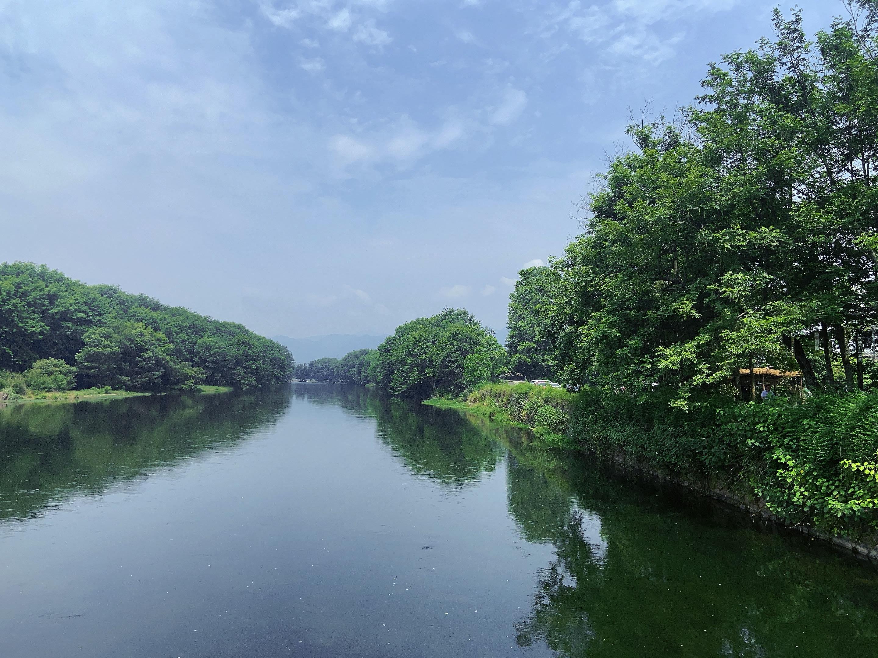 黄山西溪南湿地公园图片