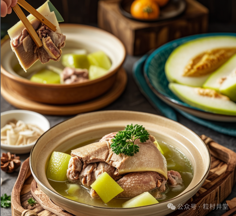 冬瓜老鸭汤,利水消肿,清虚热!