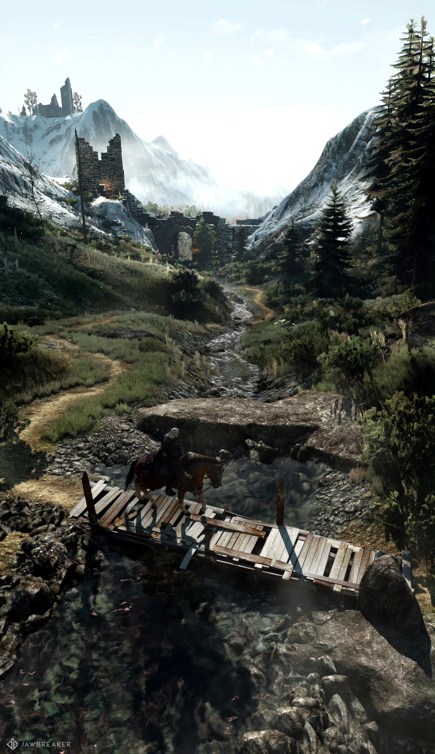 《巫师3》游戏摄影欣赏,展现了天球交汇世界中的宏伟场景,以及角色