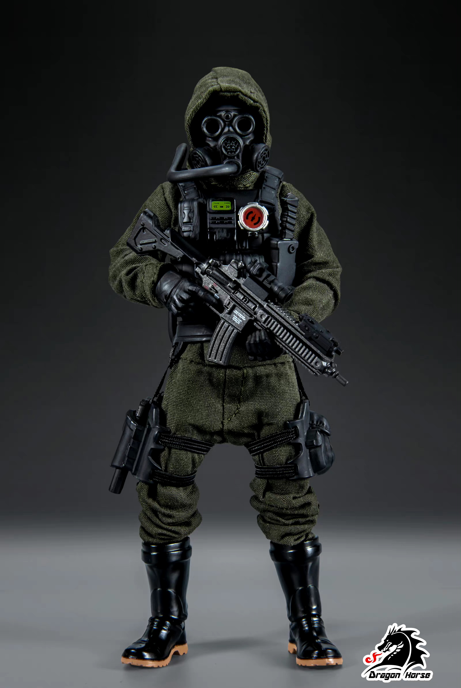 模型欣赏:scp基金会 1/12 布衣可动成品  机动部队 zeta-9 "鼹鼠"