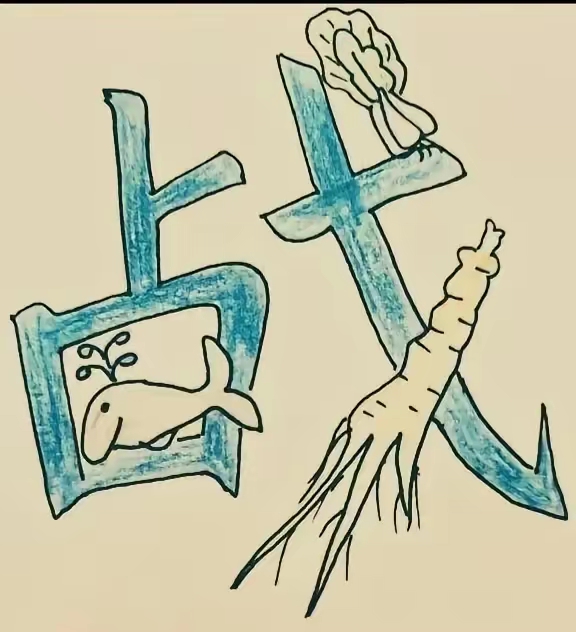 这个看图猜成语的题目通过结合一颗大白菜,一条鲸鱼和