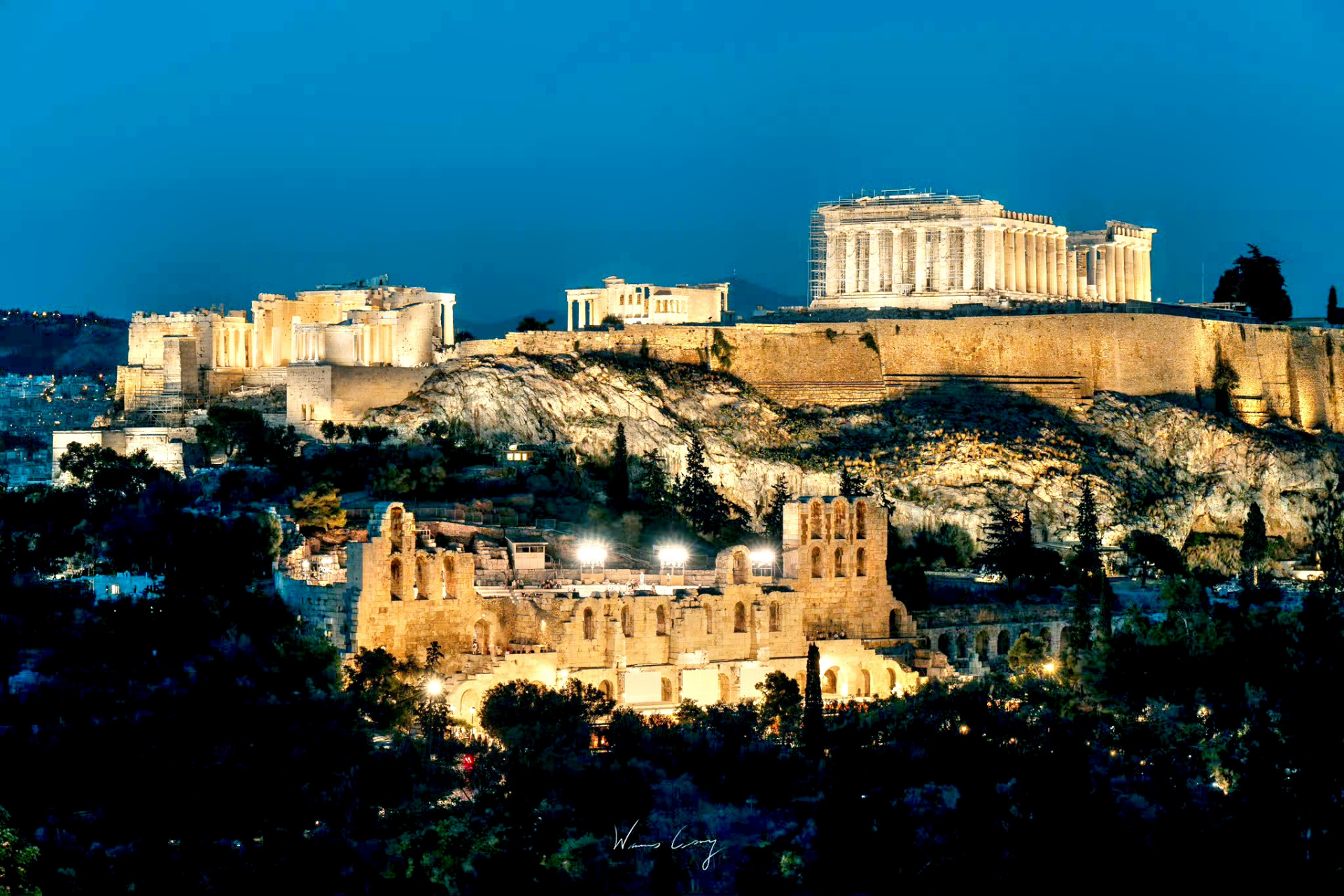 摄影师wilhelm chang拍摄的一组希腊雅典卫城照片,是古希腊最杰出的