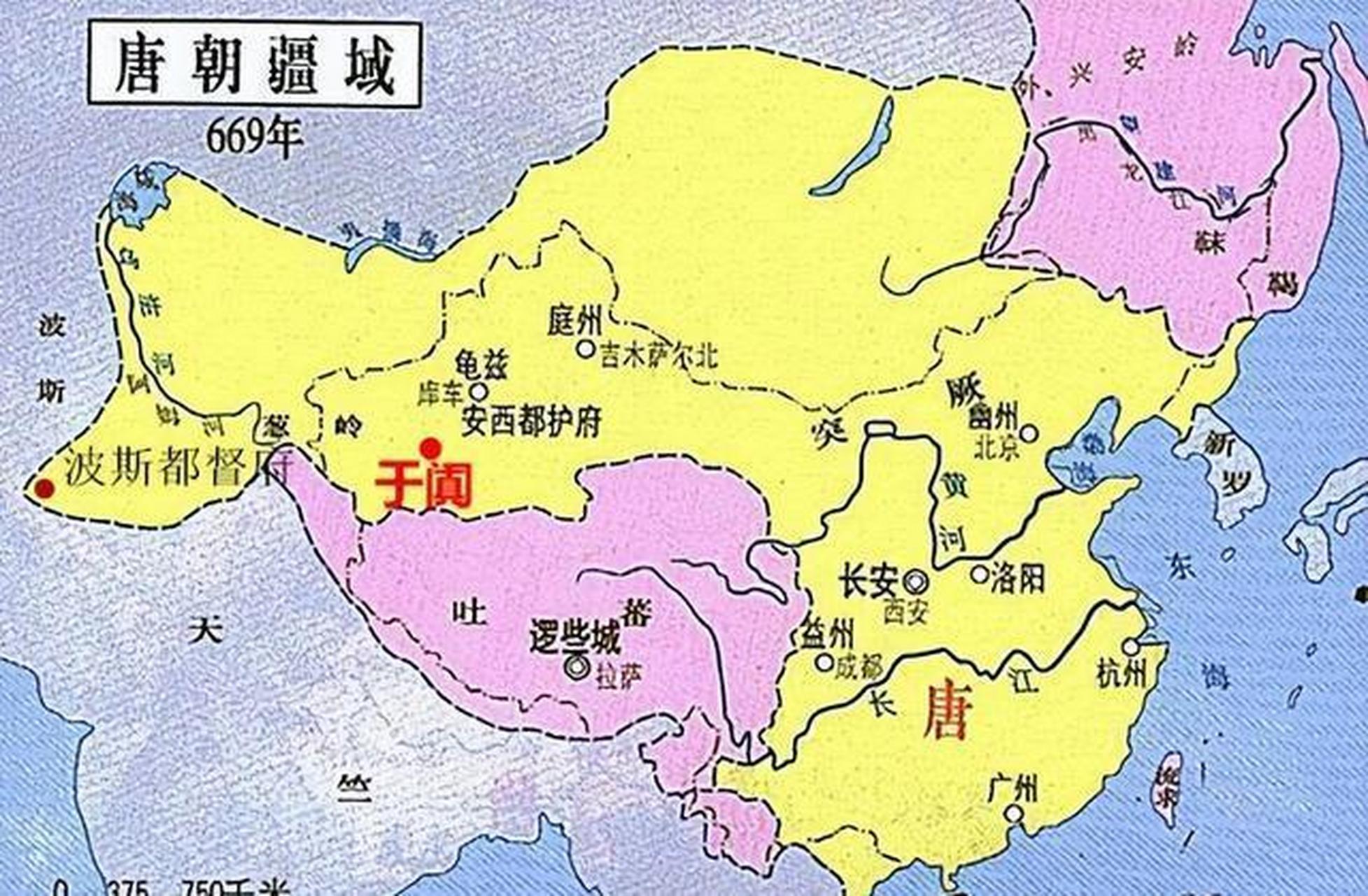 大唐西域记路线图图片