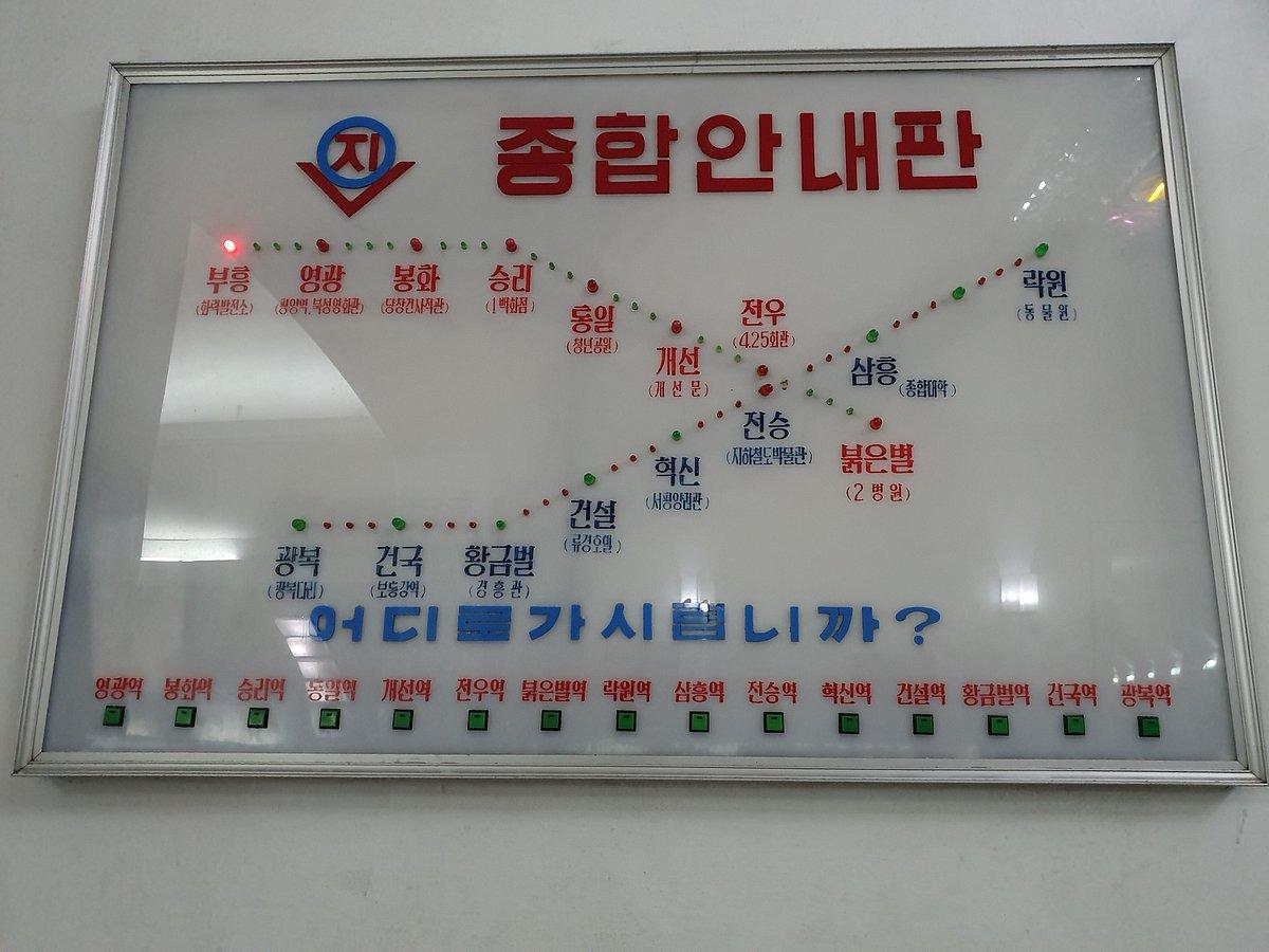 朝鲜现状,带你看看真实的平壤地铁