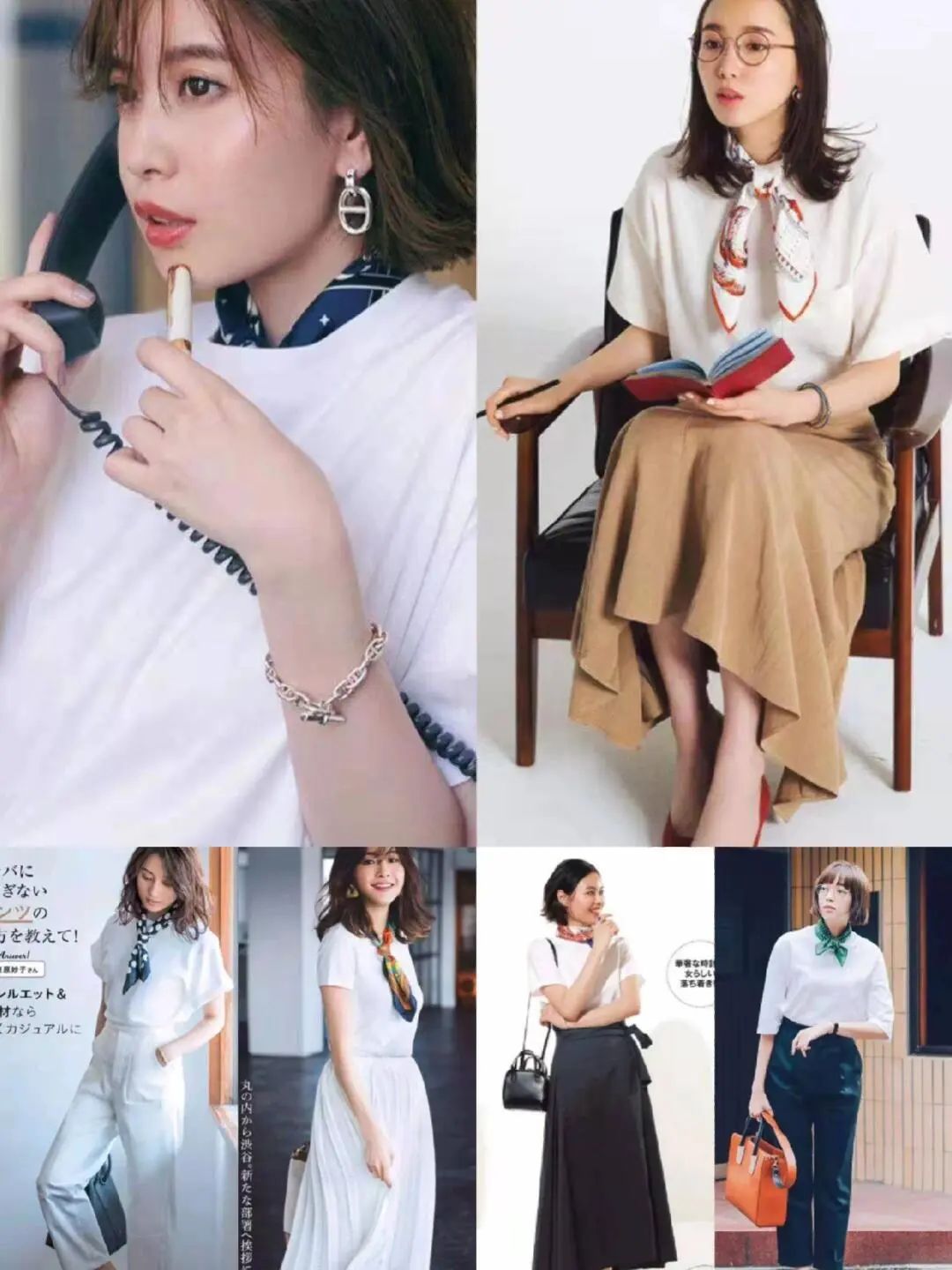 三种组合搭配模式,让白t重新焕发生机