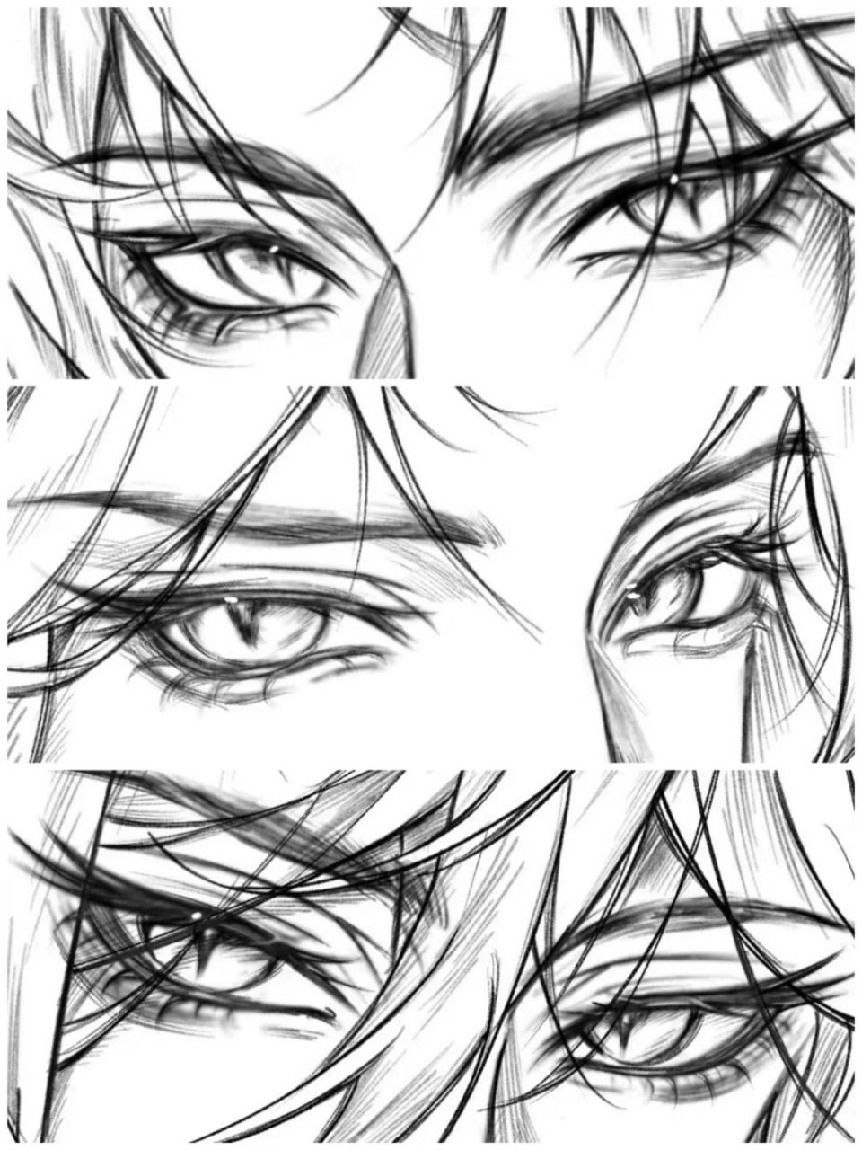 桃花眼是最含情的 截了几张稿件里面的眼睛