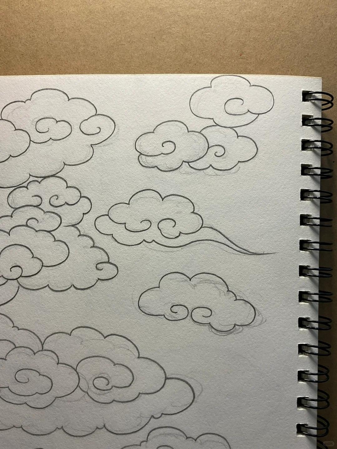 第十四张练习云朵☁祥云