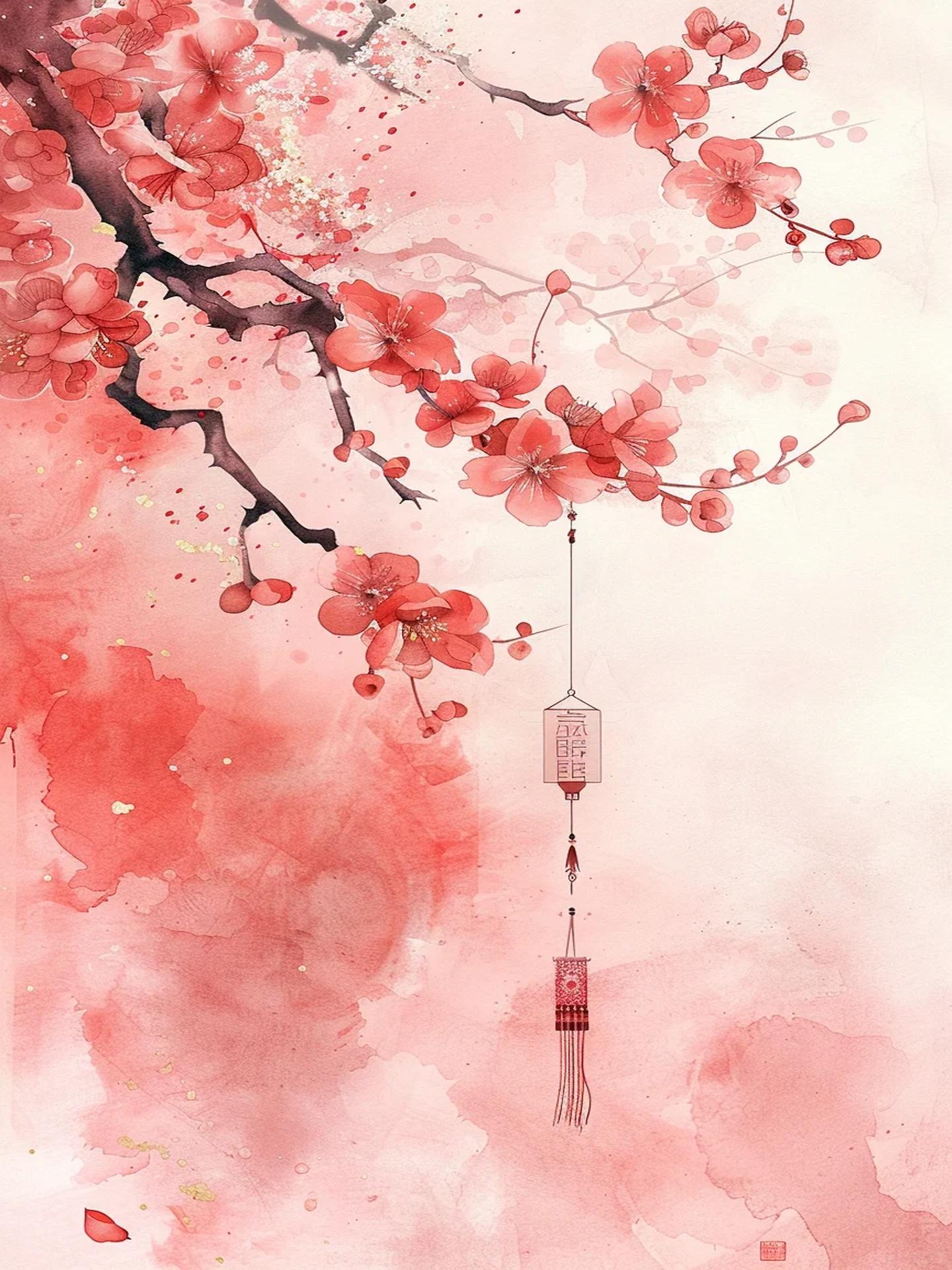 春风不解相思意,吹落桃花入梦 愿君能知意,共赴桃花醉