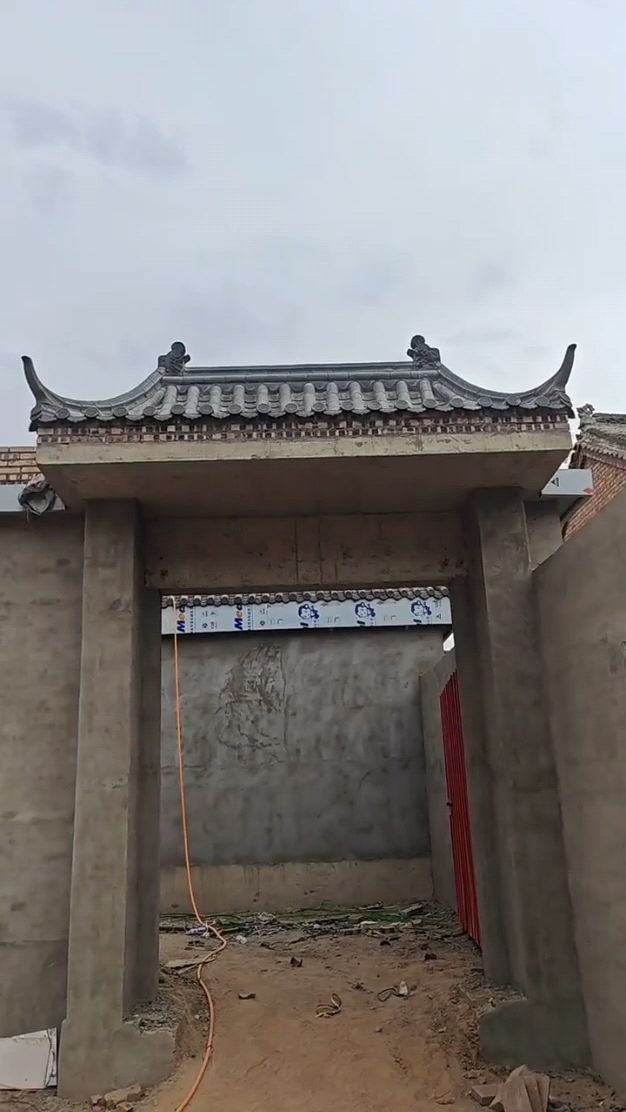 中式小院屋檐门楼仿古青砖青瓦 青砖青瓦厂