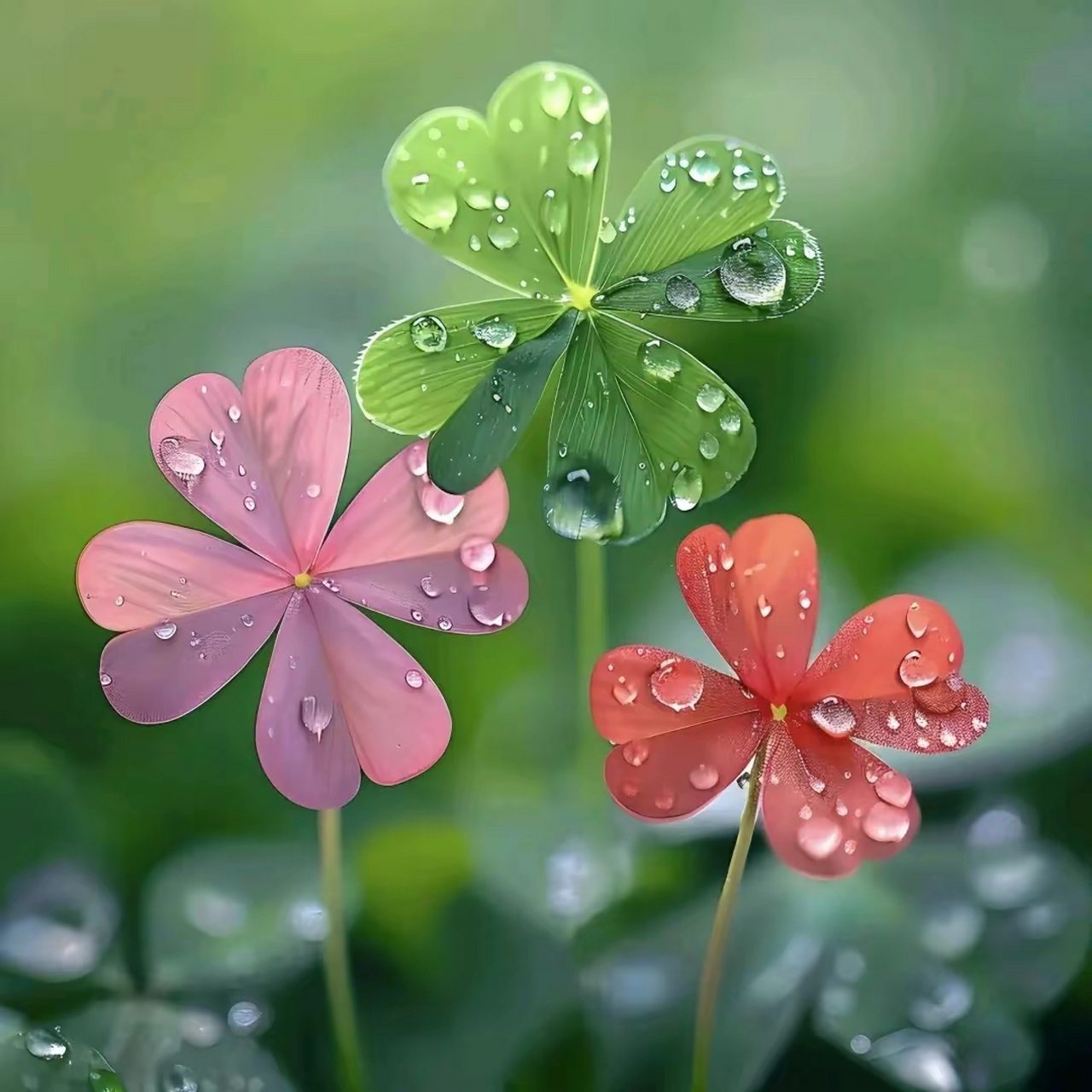 愿这小小的幸运草,为你带来好运和好心情.