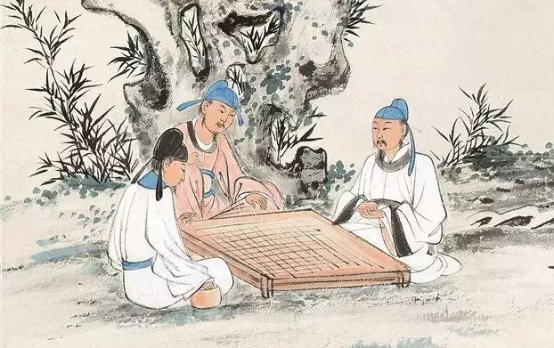 下棋唯美古风图片图片