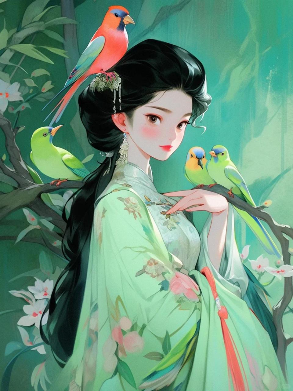 国潮古风女生头像|新中式与古典的碰撞
