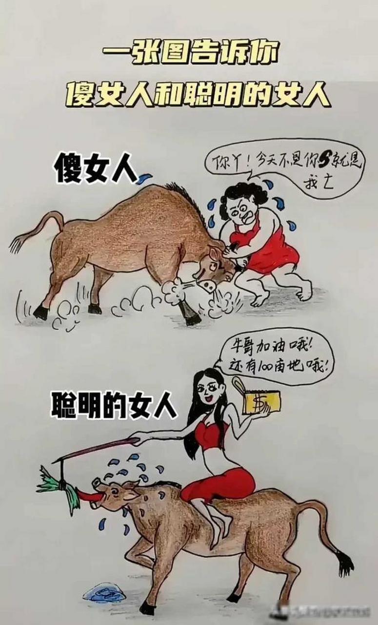 傻女人图片卡通图片