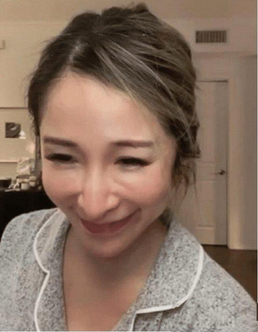 萧亚轩卸妆后照片