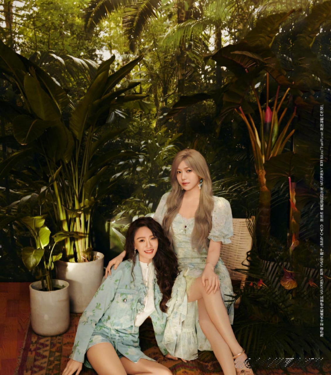 陈妍希和陈乔恩拍的那组闺蜜照太养眼了,俩人默契满分!