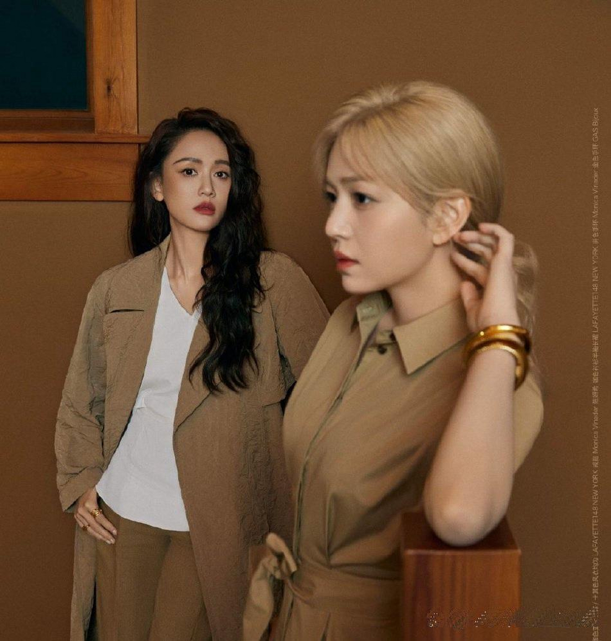 陈妍希和陈乔恩拍的那组闺蜜照太养眼了,俩人默契满分!