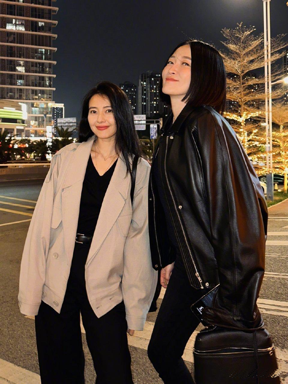 高圆圆孙嘉一合照