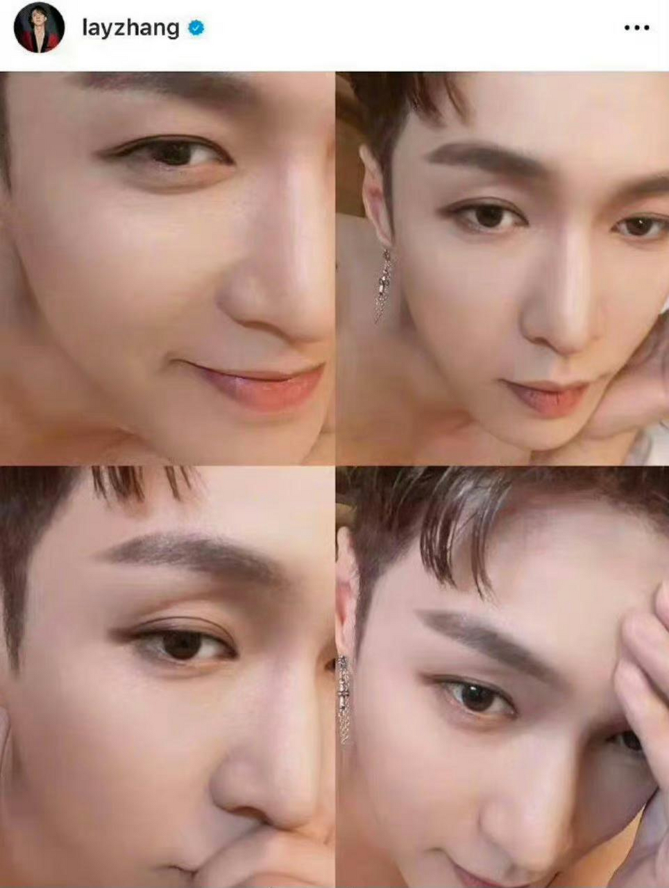 鹿晗,张艺兴的自拍照