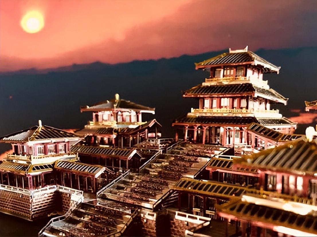 在公元212年阿房宫正式开工.