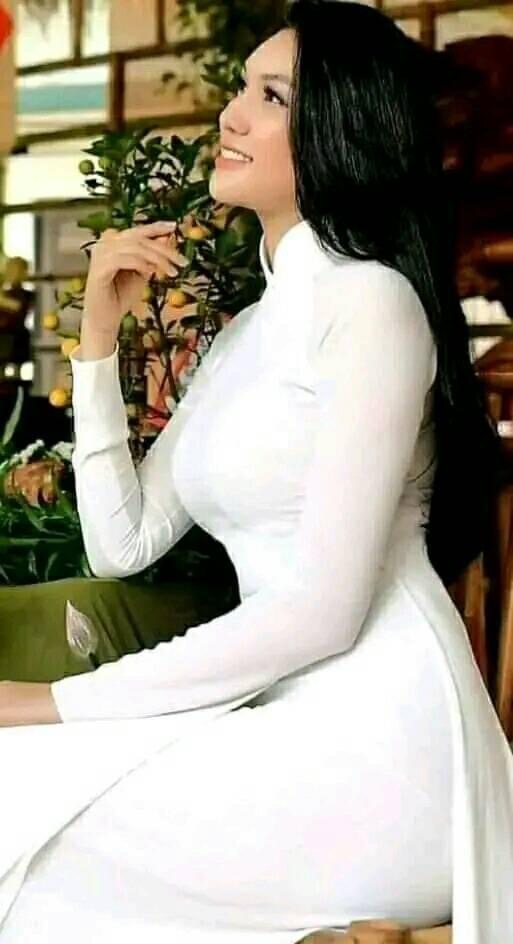 越南奥黛美女#动态连更挑战