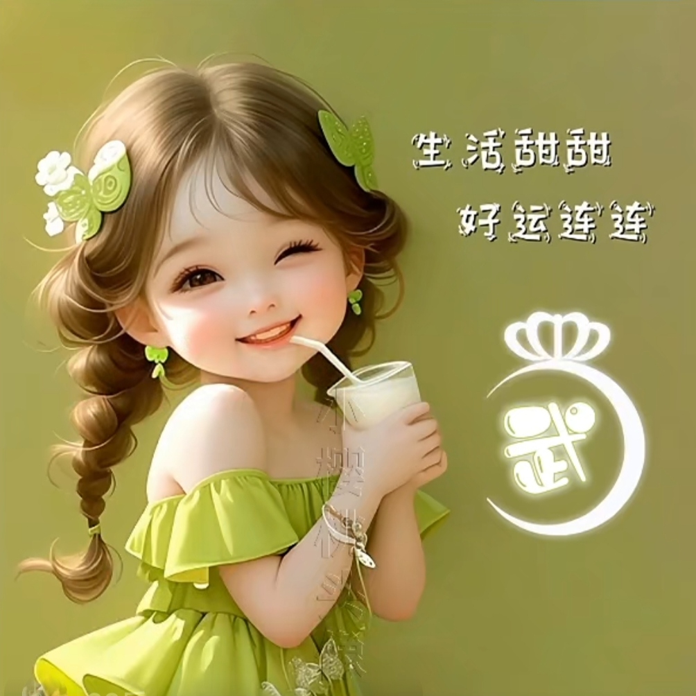 好运连连姓氏头像