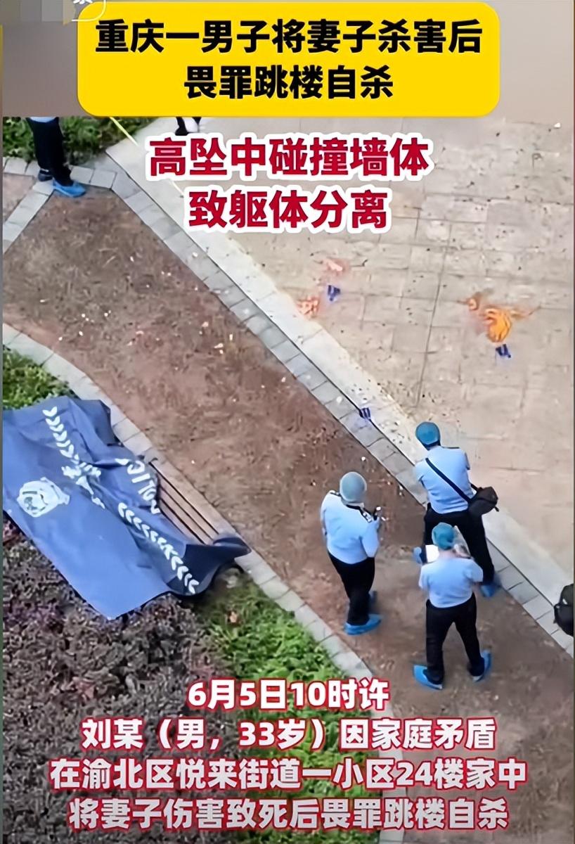 男子杀妻后24楼跳下身首异处,邻居曝细节,儿子曾哭求不要杀妈妈